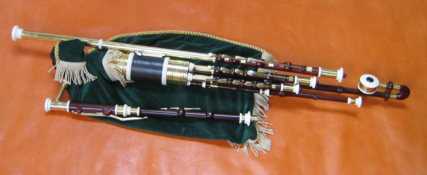 Full set of Uilleann Pipes by Rob Moore